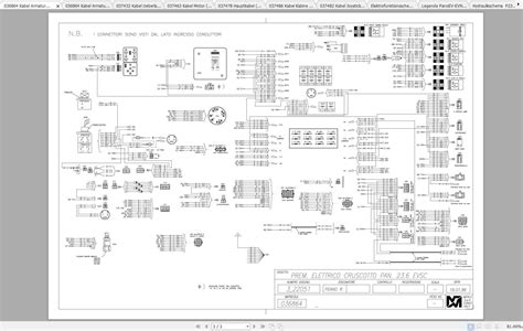 Merlo Panoramic P23.6 Hydraulic Electrical Diagram DE