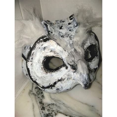 Paper Mache Owl Mask Owl Costume For Theater Parties Or Etsy