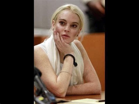 Handcuffed Lindsay Lohan Hindustan Times