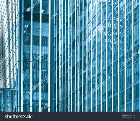 Glass Windows On A Modern Office Building Stock Photo 83852932