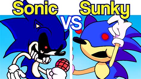 Friday Night Funkin Sonic Exe Vs Sunky Mpeg Full Week Sonic Exe V1 5 Update Fnf Horror Mod