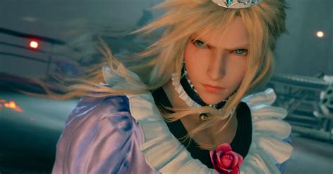 Final Fantasy 7 Remake Mod Puts Cloud In A Dress For The Whole Game