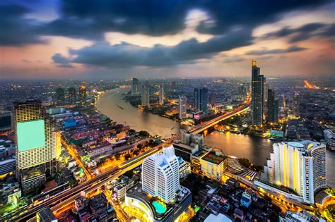 Flickrpkuwqyh Bangkok Skyline Bangkok Cityscape Times