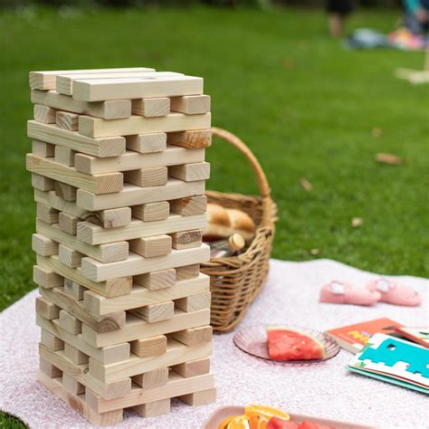 Giant Wooden Tumbling Tower Buy Outdoor Toys Online At Iharttoys