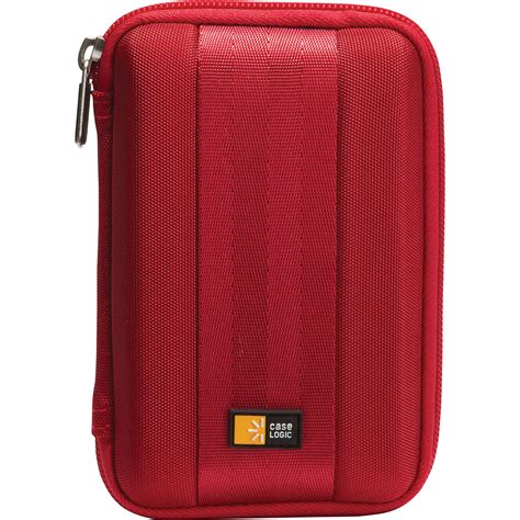 Case Logic Qhdc 101 Portable Hard Drive Case Red Qhdc 101 R