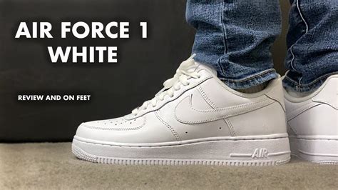 Nike Air Force 1 Low White Review And On Feet Youtube