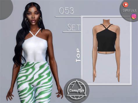 The Sims 4 Set 053 Top By Camuflaje At Tsr Best Sims Mods