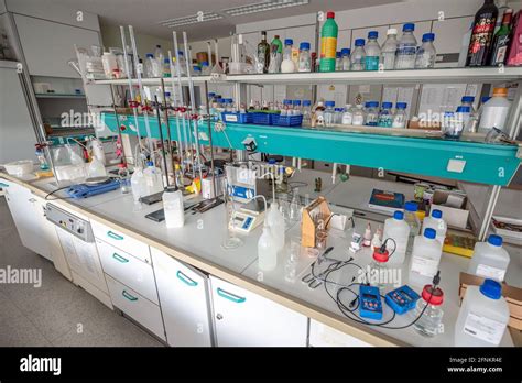 15022021 Koblenz Germany Chemistry Laboratories In Science Classroom