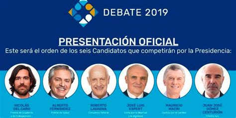 Cuándo es el debate presidencial en Argentina: hora, TV y todo lo que