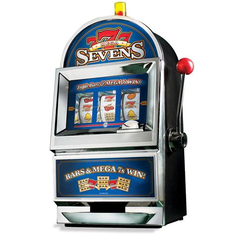 The Tabletop Slot Machine Hammacher Schlemmer