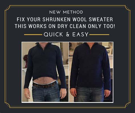 It happens to everyone at some point and it's such a bummer: Shrunken Wool Sweater Fix Stretch Out | Shrunken sweater ...