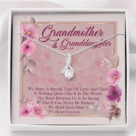 Grandmother And Granddaughter Quote Saying Special Love Message Card