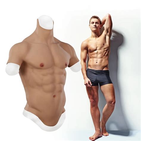 Oetn Silicone Realistic False Fake Muscle Belly Body For Cosplayers