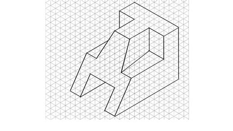The intersection of 2 surfaces the edge view of exploded isometric. Drawing isometric from two orthographic views ...