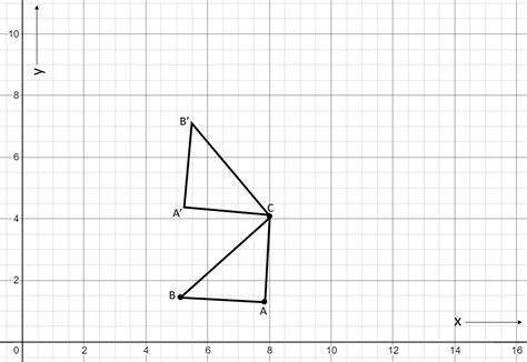 Rotate The Triangle Abc About Vertex C By 120 Degrees To Form Abc