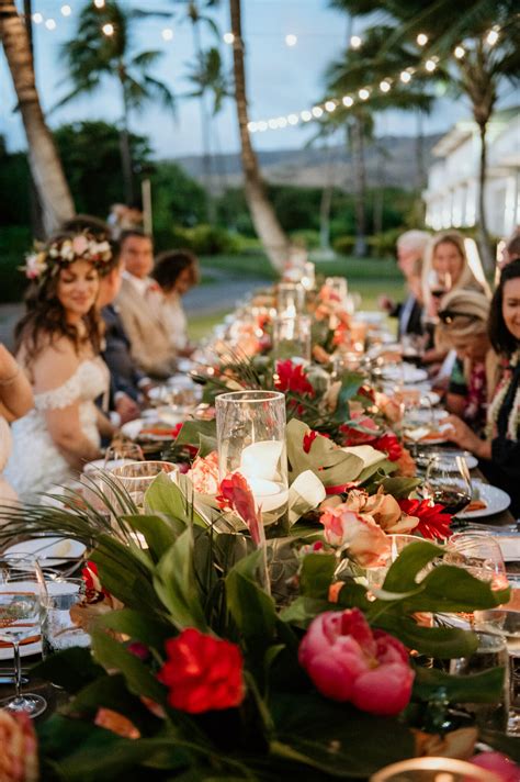 Four Seasons Resort Oahu Lurline Lawn Oahu Hawaii Wedding