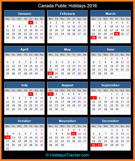 Pin Canada 2015 Printable Holiday Calendar On Pinterest