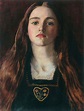 John Everett Millais, Sophie Gray, 1857, oil on paper laid on panel, 30 ...