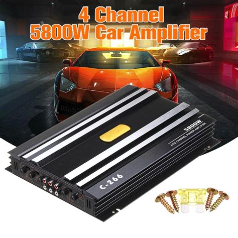 5800w 4 Channel 12v Car Digital Amplifer Car Audio Amplifier For Cars