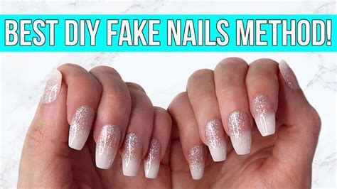 The cost will be more depending on what designs and additions that you ask for. DIY FAKE NAILS AT HOME! No acrylic, easy, lasts 3 weeks! put several coats of clear polish on ...