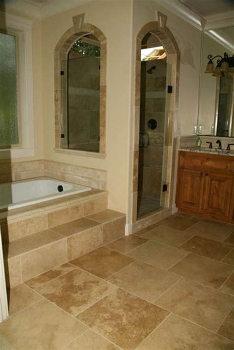 40 Beige Stone Bathroom Tiles Ideas And Pictures 2022 Small Apartment