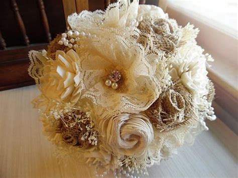 Check spelling or type a new query. Rustic Shabby Chic Bouquet With Burlap, Sola Flowers ...