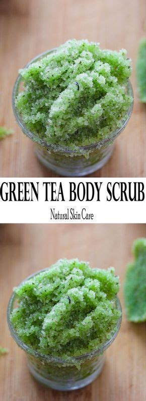 Green Tea Sugar Scrub Sugar Scrub Diy Diy Body Scrub Homemade Scrub
