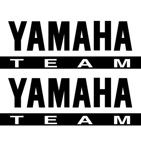Yamaha Logo Team Stickers Decals Decalshouse