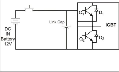 Simple Inverter Circuit Diagram Wiring Diagram And Schematics