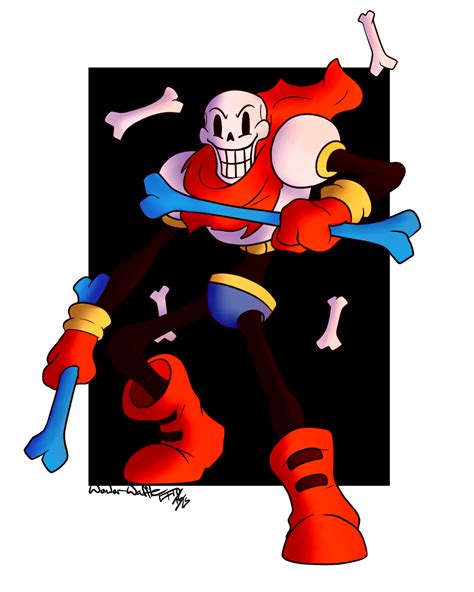 Cool Dude Spaghetti Lord Papyrus By Wonder Waffle On Deviantart