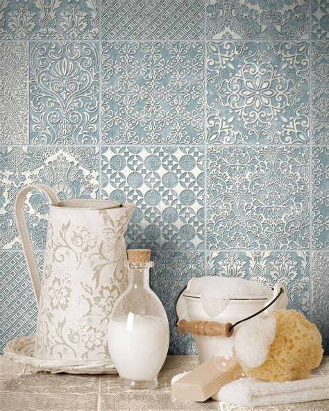 Patterned Tiles Porcelain Tiles Mandarin Stone Kitchen Splashback