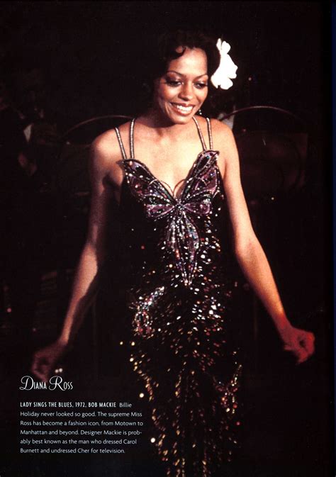 Diana Ross In Lady Sings The Blues In Bob Mackie Diana Ross Diana Ross Supremes Lady Sings