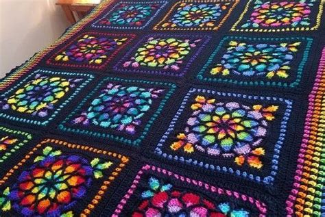 Stained Glass Window Afghan Tutorial Posts By Beautiful Skills