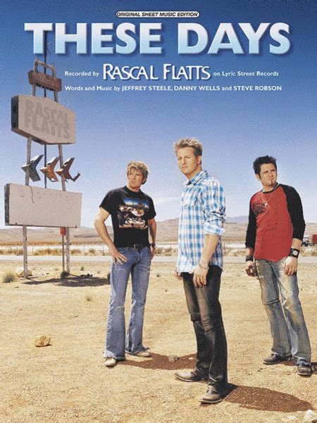 These Days Sheet Music By Rascal Flatts Sheet Music Plus