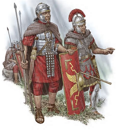 Legionario Y Centurión Rome Legión Romana Soldados Romanos Y