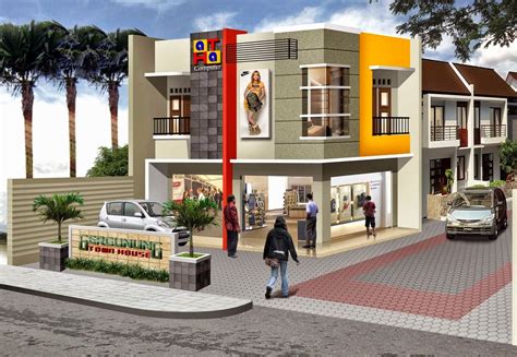 Modern 2 Storey Commercial Building Design Philippines