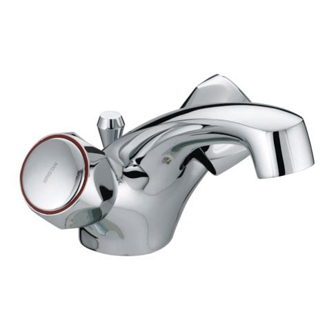 Bristan Value Club Dual Flow Basin Mixer Tap With Pop Up Waste Chrome