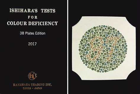 Ishihara Color Blindness Test Charts Kit Textile Testing Products