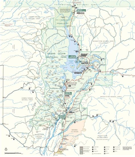 Grand Teton National Park Map Pdf