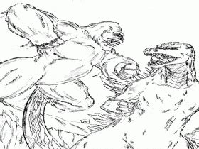 Кинг конг против годзиллы (2018) / king kong vs. 14 Pics Of King Godzilla Coloring Pages - King Kong Vs ...