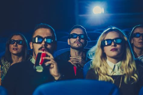 Group Of People In Cinema Stock Photo Download Image Now 3 D