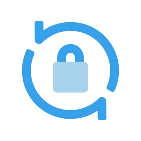 Reset Password Generic Blue Icon