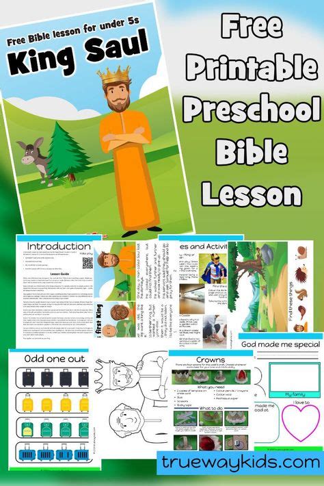 Learn All About King Saul In This Free Printable Bible Lesson For Kids