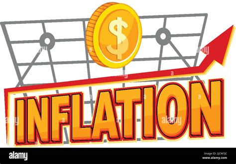 Inflation Isolated Word Text Illustration Stock Vector Image And Art Alamy