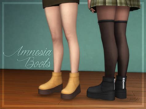 Amnesia Boots Trillyke On Patreon In 2021 Sims 4 Sims Sims 4 Cc Packs