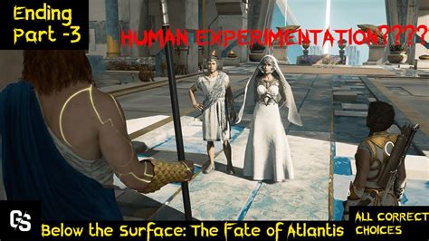 Below The Surface The Fate Of Atlantis Ending Assassin S Creed