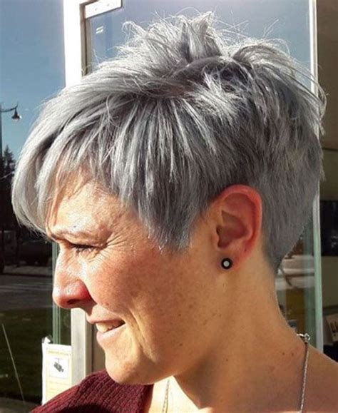 20 Grey Pixie Styles That Reflect Personality Pixie Cut Haircut For 2019