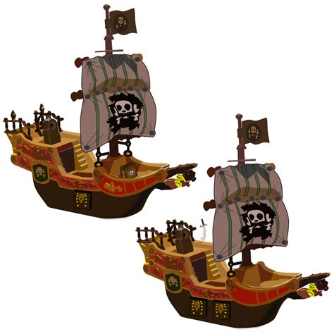 找出兩艘海盜船不同的地方 益智遊戲