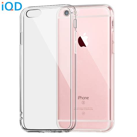 Iqd Voor Apple Iphone X 6 6 S 7 8 Plus Case Clear Tpu Cover Slim