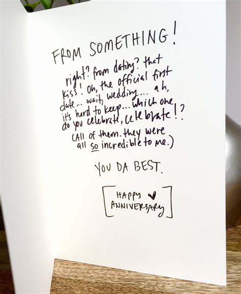 She finds a way to help. Anniversary Card for Husband Best Of 1 Year Anniversary ...